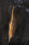YosemiteRed horse tail fall ֤Ϥ
